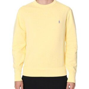 Polo  Ralph Lauren Men's Vintage Yellow Crest Sweater  Size M – 100% Cotton